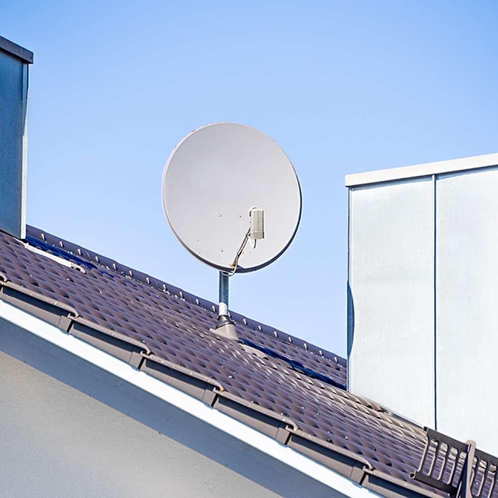 Antennenerdung - Fertige Installation